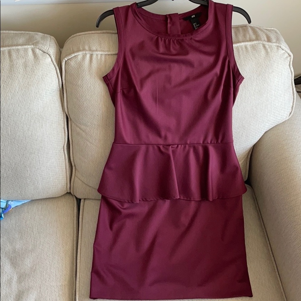 H&M Peplum Bodycon Dress